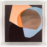 Essentially Minimal III - High Resolution Giclee Printed Canvas Framed in Contemporary Clear Acrylic Frame